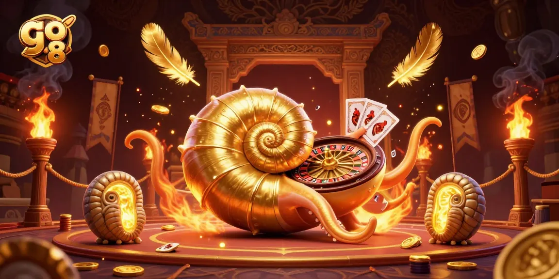 Join the action at go 88 with a vibrant casino scene featuring tentacled nautilus and golden relics.