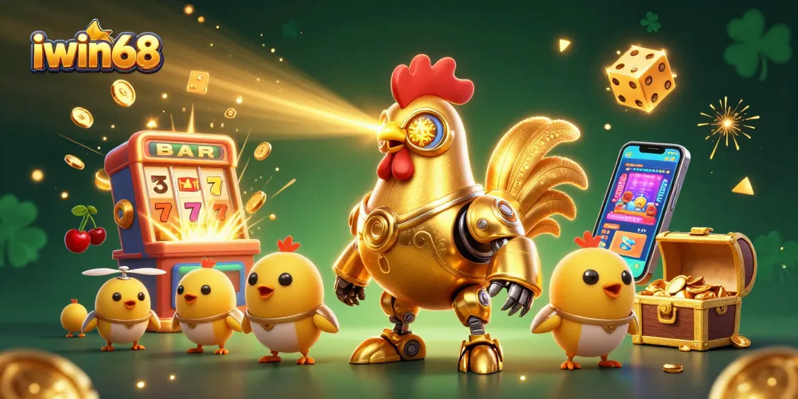 Enjoy engaging action at iwin68 as the golden rooster and baby chick drones deliver jackpot excitement.
