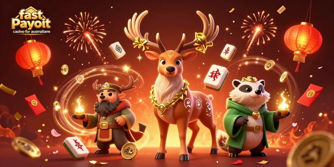 Experience the excitement of fast payout casino for australians with vibrant characters and dynamic play elements.