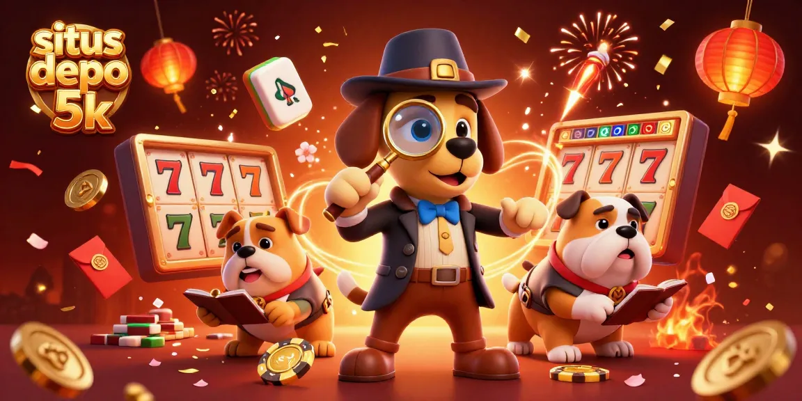 Join the search for winners on situs depo 5k with adorable detectives and immersive casino elements.