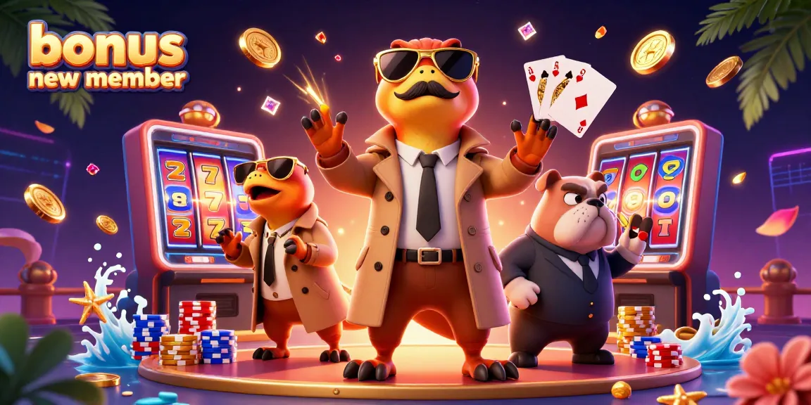 Engage with thrilling slots and claim your bonus new member offer in a vibrant casino scene.